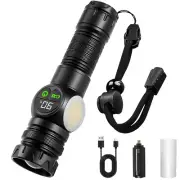 1600 Lumens Rechargeable Led Torch Tactical Long Range Flashlight Hunting Lamp
