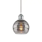 Innovations Lighting 516-1P-8-6 Rochester Pendant Rochester 6"W - White Polished