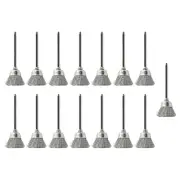 Effective 15pcs Stainless Steel Wire Brush Set for Cleaning and Polishing