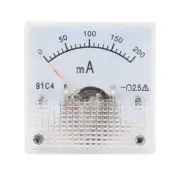 0-200mA Ampere Needle Panel Meter Amperemeter 91C4