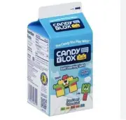 NEW CANDY BLOX CANDY 5 FLAVORS 11.5 OZ CARTON BUILDING BLOCKS