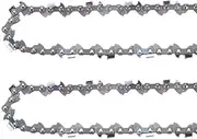 16 Inch Chains for Stihl MS180 MS180C MS170 Chainsaw Chain Replace 3610 005 0055, 61 PMM3 55, R55(2 Chains)- 0.043" Gauge 55DL 3/8" LP Pitch