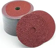 50pcs 100mm 4" Aluminum Oxide Resin Fiber Sanding Grinding Discs Metal Grinder Wheels 24 40 60 80 120 Mixed Grit