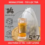 (批發)100 5X7CM 無紡布茶,帶抽繩的咖啡過濾袋 MIKA6.STORE。