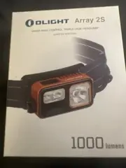 Olight Array 2S LED Headlamp 1000 Lumen, USB Rechargeable