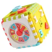 Activity Center Cube Busy Board Blocks Interactive Puzzle Toy Early Learning Toy