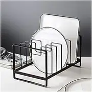 Storage Organiser Plate Rack, Iron Art Household Kitchen Storage Single Layer Cutlery Drain Rack