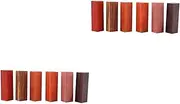 2sets Stabilized Wood Pen Blank Wooden Block Natural Vibe for Hobbyists and Craft Enthusiasts 6pcs*2