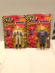 1992 MOC Tyco Bendable Crash Dummies Spare Tire And Slick