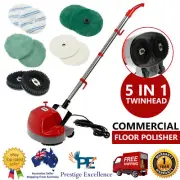5 in 1 Floor Polisher Electric Timber Carpet Tile Waxer Cleaning Buffer Cleaner