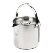 Nevenka 1.2L Portable Stainless Steel Kettle with Lid for Camping