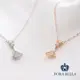 <Porabella>925純銀鋯石項鍊 幾何 百搭焦點 誘惑性感 純銀鍊 純銀項鍊 Necklace