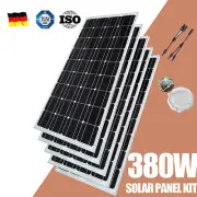 400W 380W Solar Panel 12V Mono 380 Watt Home Caravan Camping Battery Charging AU