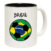 Brazil Football Country Supporter - Soccer Coffee Mug Cup - Gift Boxed