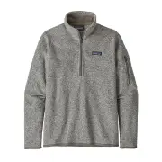 Patagonia Better Sweater 1/4 Zip Womens Fleece Jacket - Birch White - S