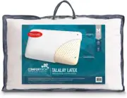 Comfortech Talalay Latex Pillow – Medium Height with Gentle Cushioning and Spina