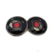 8mm Red Robot Cyber Eye Flatback Cabochons for Jewelry Making, Dolls, Taxidermy
