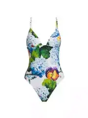 NWT Authentic DOLCE&GABBANA Floral One-Piece Swimsuit size 2 (small)