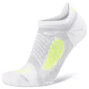 Balega Ultralight No Show Tab Socks Dry Feet Running US W 11-13/M 9.5-11.5 White