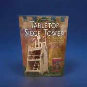 New Sterling Innovation Table Top 15” Wood Building Catapult SiegeTower W/book