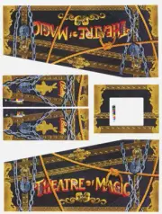 Theatre Of Magic Pinball Machine CABINET Decal Set