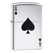 Zippo Lucky Ace High Polished Chrome Lighter