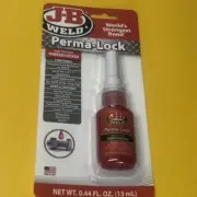 J-B Weld Perma-Lock 27113 Thread Locker High strength Red 13 ml JB