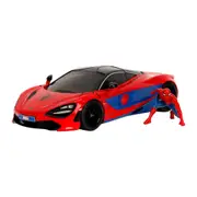 Spider-Man Spider-Man w/ McLaren 720S 1:24 Scale Racing Die-Cast Vehicle Toy