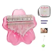 Transparent Acrylic Kalimba 10/17/21 Key Mini Thumb Piano Keyboard Beginner