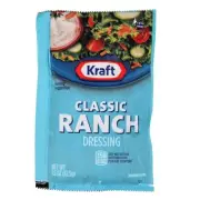 Kraft Ranch Salad Dressing Single Serve Packet 1.5 oz Single Serve Packets Pa...