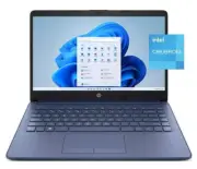 New HP Stream Laptop 14" HD Celeron N4120 16GB 64GB eMMC Webcam Office 365 Blue