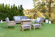 ISABELA 6 Piece Outdoor Lounge Dining Setting