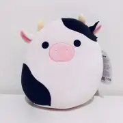 Squishmallows Connor The Farm Cow 7" BNWT Plush toy KellyToy