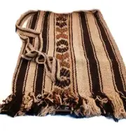 Handmade Sheep Wool Chuspa Traditional Fabric Andean Culture Cusco