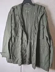 American Eagle Womens Army Jacket Hunter Green Sz.Xl 110