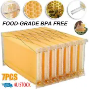 Upgraded Auto Beekeeping Frames 7pcs Bee Hive Frames for Auto Shed Beehive House