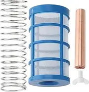 Solar Pool Ionizer Copper Anode - Copper Anode for Pool Cleaning - Include Basket Screen and Screw, Reduces Chlorine Replacement Parts for Spa
