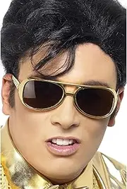 Elvis Sonnenbrille Silber für Erwachsene