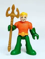 IMAGINEXT DC Super Friends AQUA MAN 3" Figure Fisher Price 2020