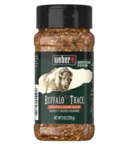 Weber Buffalo Trace Whiskey Flavor Smooth Savory Blend Meat Steak Seasoning 9 Oz