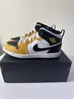 Air Jordan 1 Mid Yellow Ochre Size 1.5Y