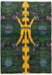 Traditional Hand-knotted Wool Carpet 3'10" x 6'0" Area Rug