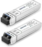 2Pack 10GBase-LR SFP+ Transceiver, 10G Singlemode SFP+ Duplex LC Module,Compatible for Cisco SFP-10G-LR, Ubiquiti UF-SM-10G,Meraki , Mikrotik, Supermicro, Netgear,SMF,1310nm,10km,DDM