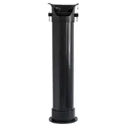 Crema Pro Commercial Knock Bin 860mm Coffee Barista Espresso Waste Bucket Black