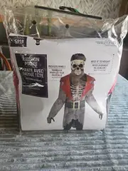 UNDEAD ILLUSION PIRATE Halloween Costume Sz Child MED 8-10 Zombie Undead NEW