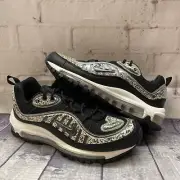 Nike Air Max 98 LX RECYCLED BLACK WHITE Shoes AV4417-001 Women’s Size 6 NEW
