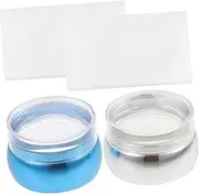 ADOCARN Manicure Stamper Scrapper Set Chess Piece Seal Silicone Nail Art Stampers for Diy Nail Art