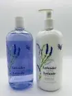 Crabtree & Evelyn Lavender Body Lotion & Shower Gel New 16.9fl oz Set US Seller