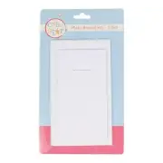 Cake Smoothers PLAIN Set of 2 Cake Fondant Decorating Scrapers Measurements