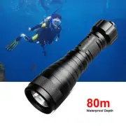Outdoor Underwater Scuba Diving Flashlight LED Waterproof Torch Lamp Light